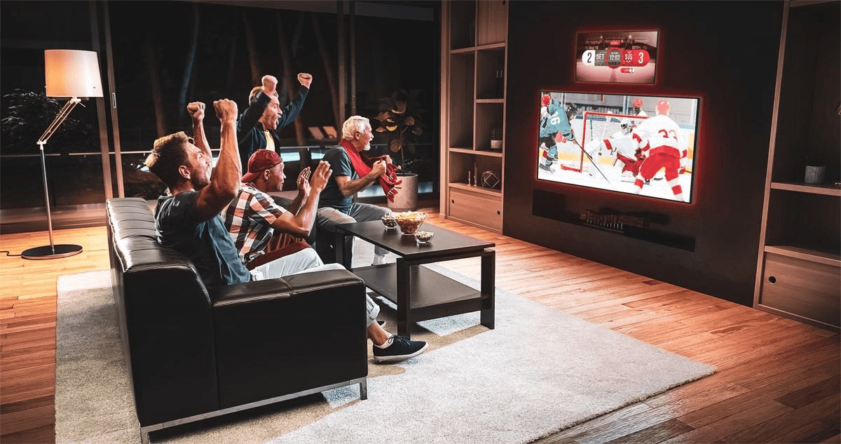 Change your living room to an arena.