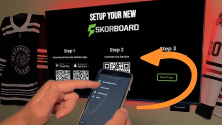 Scan the connection code